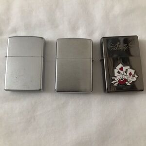 Zippo lighters (ALL 3) bundle